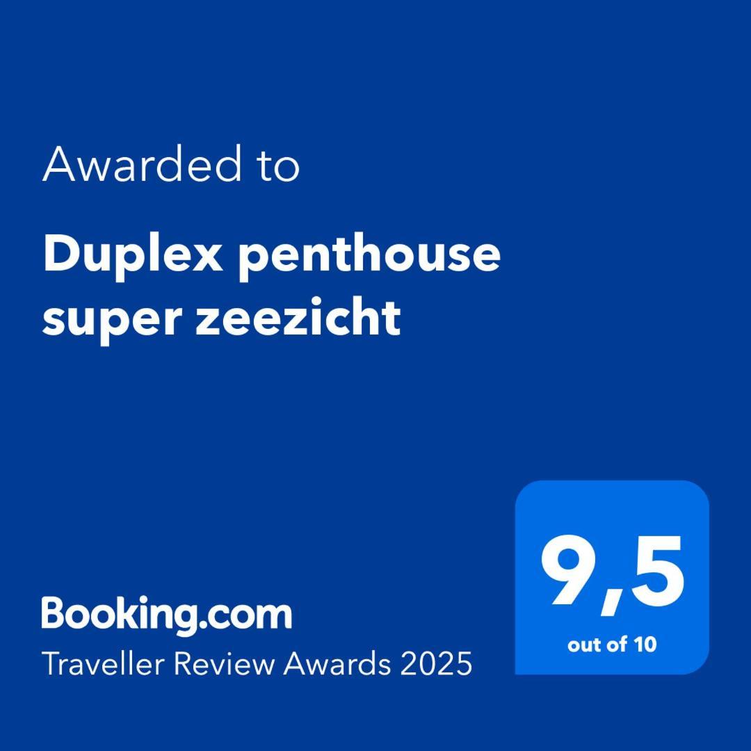 Duplex Penthouse Super Zeezicht Apartment De Panne Bagian luar foto